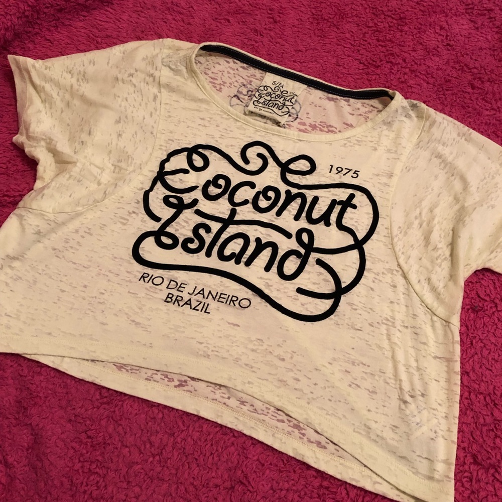 Summer Coconut Island t-shirt